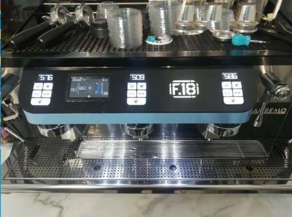 Sanremo Coffeemachines Second Hand f18 3 group Multiboiler Since 2022 .